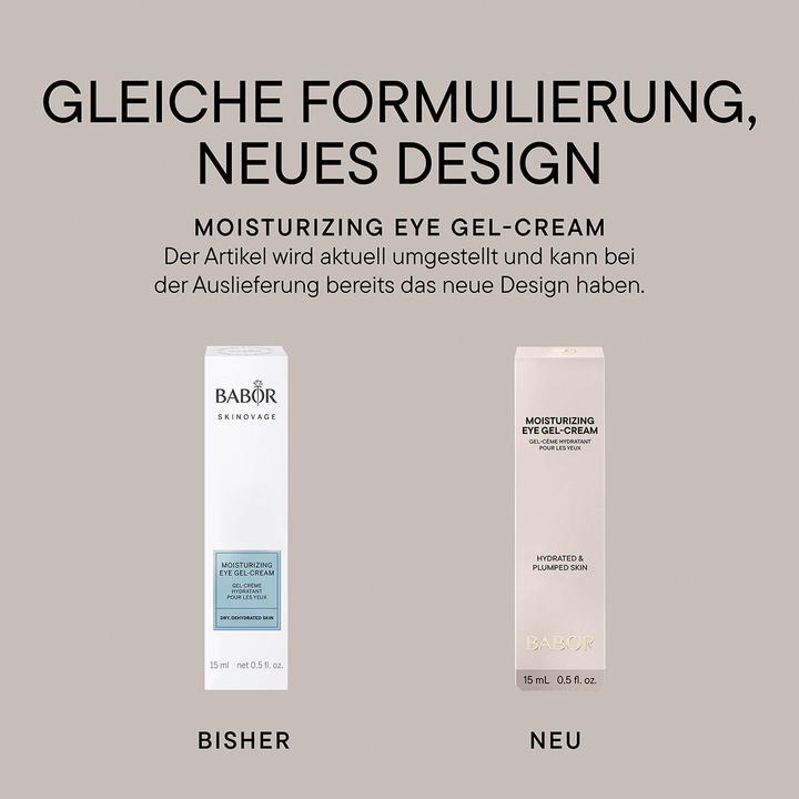 Actual product image Babor SKINOVAGE Moisturizing Eye Gel-Cream (Eye care gel, 15 ml, Day + Night)