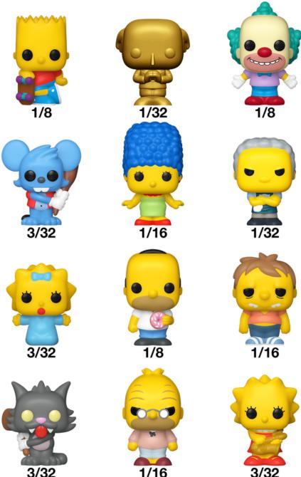 Produktbild Funko BITTY POP ASSORTIMENTO The Simpsons 1pz