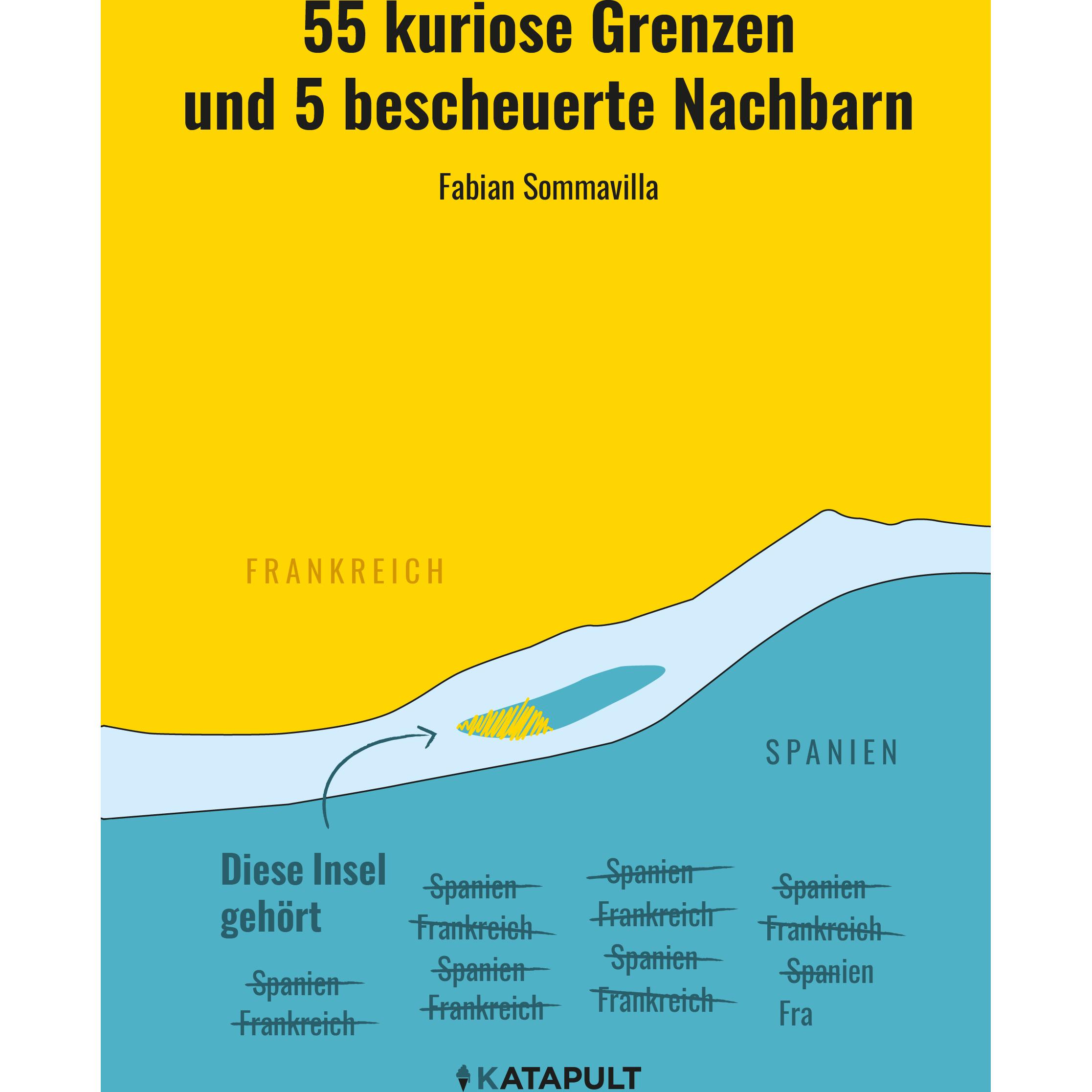 55 kuriose Grenzen und 5 bescheuerte Nachbarn, Fachbücher von Fabian Sommavilla
