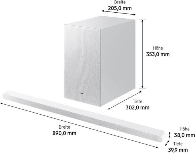 Produktbild Samsung HW-S701D (250 W, 3.1 Kanal)