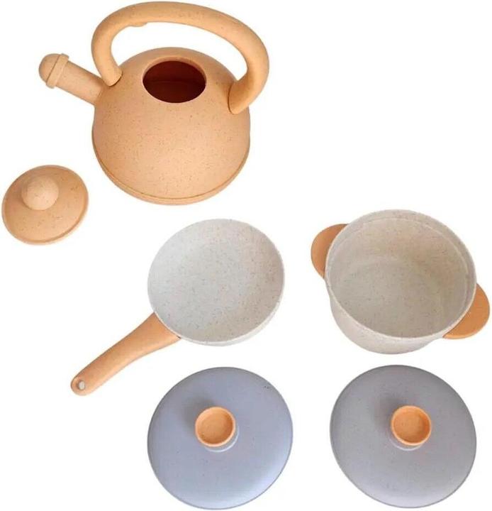 Produktbild Alldoro Koch- und Geschirrset für die Kinderküche, 14-teilig, eco-friendly