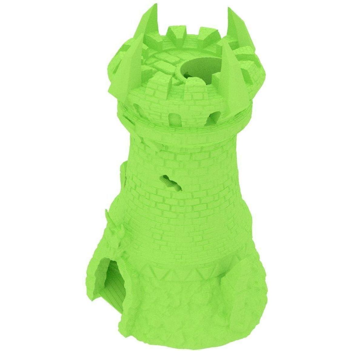 Feldherr 3D Würfelturm grün, modular, abnehmbares Dach für Tabletop