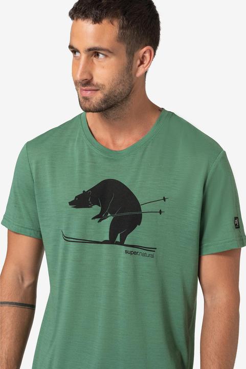 Actual product image Super Natural Skiing Bear Tee (XXL)