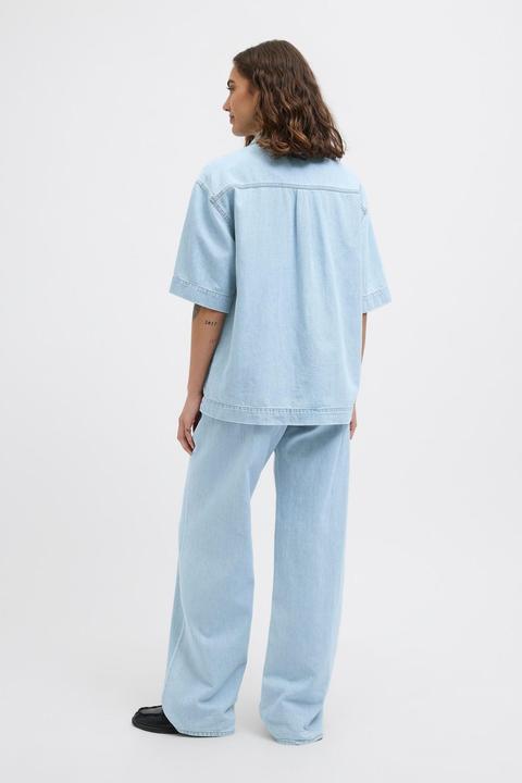 Produktbild JJXX JXSURA WIDE MW LINEN BLEND JEANS DNM Weit geschnitten (W32/L32)