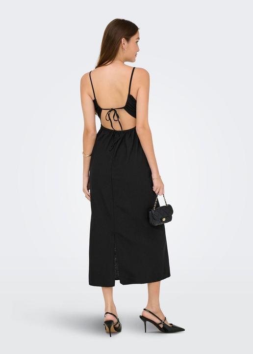 Actual product image Only Onljakiri Linen Strap Midi Dress Wvn (S)