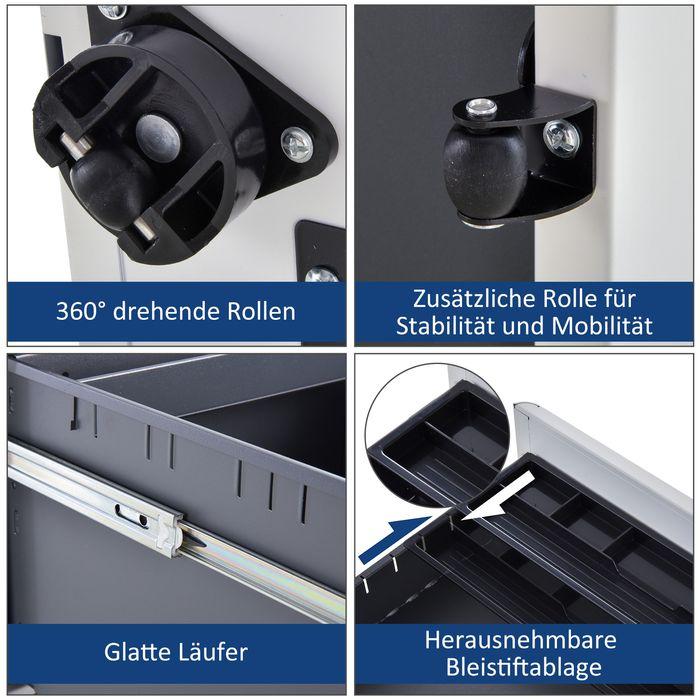 Produktbild Jamb Rollcontainer (39 x 48 x 59 cm)