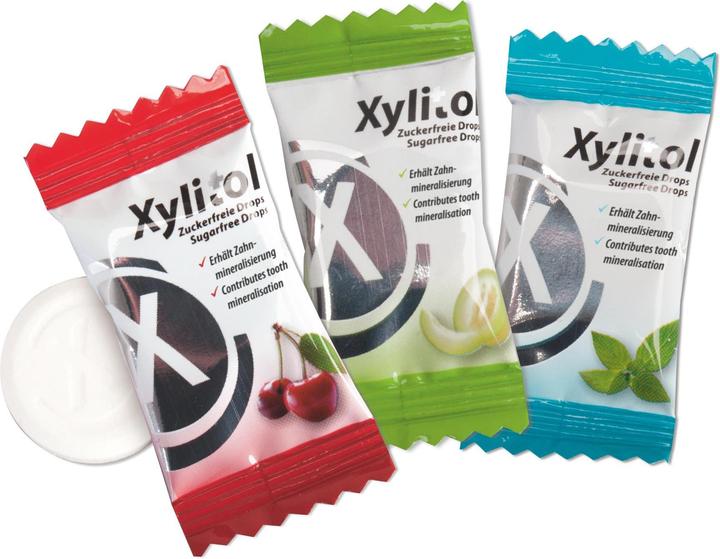Actual product image Miradent Xylitol Drops Melon
