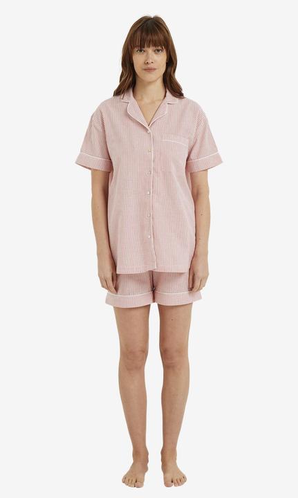 Produktbild Vertbaudet Sommer-Schlafanzug aus Seersucker für Schwangerschaft und Stillzeit (32)