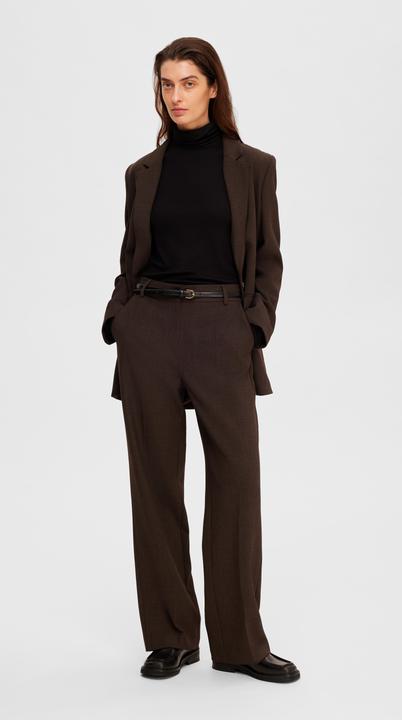 Actual product image Selected Wide Fit Suit Trousers