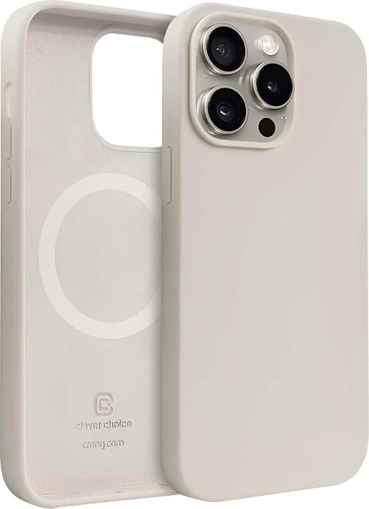 Actual product image Crong Colour Cover Magnetic - iPhone 15 Pro MagSafe case (stone without) (Apple iPhone 15 Pro)