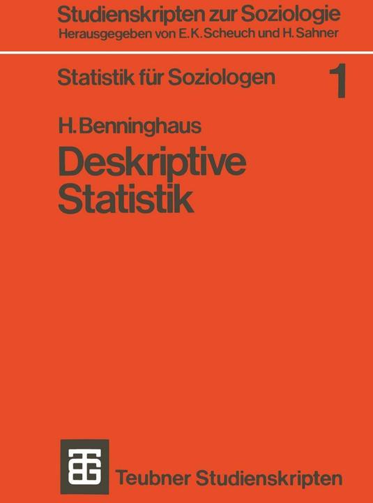 Produktbild Deskriptive Statistik (Deutsch, 1989)