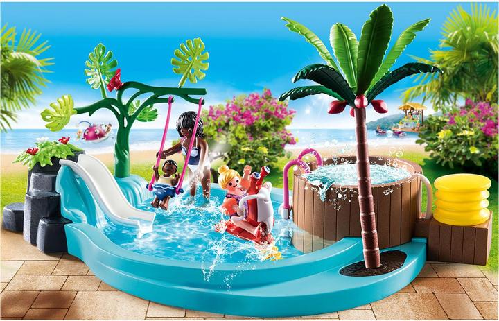 Productafbeelding Playmobil Kinderzwembad met whirlpool (70611, Playmobil familieplezier)