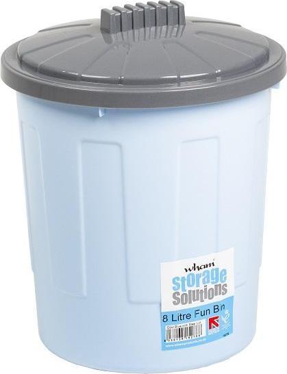 Actual product image Wham Fun Bin Clear & Cool Grey 8L (8 l)