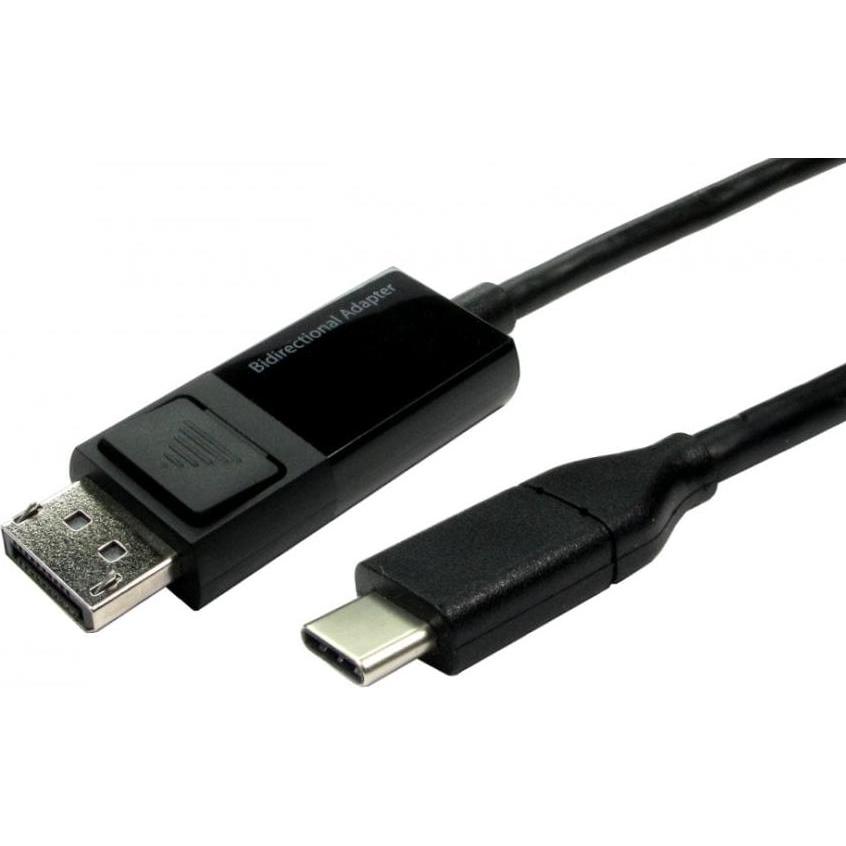 Cables Direct Cdl 2mtr USB C To DP Bi-Di, Audio Kabel