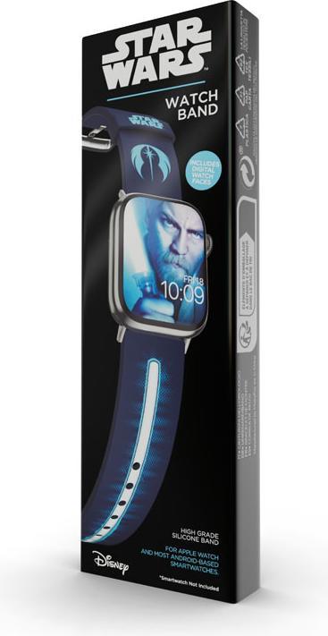 Immagine prodotto Moby Fox Bracciale Smartwatch Star Wars Darth Vader Lightsaber 22 mm (22 mm, Acciaio inossidabile, Silicone)