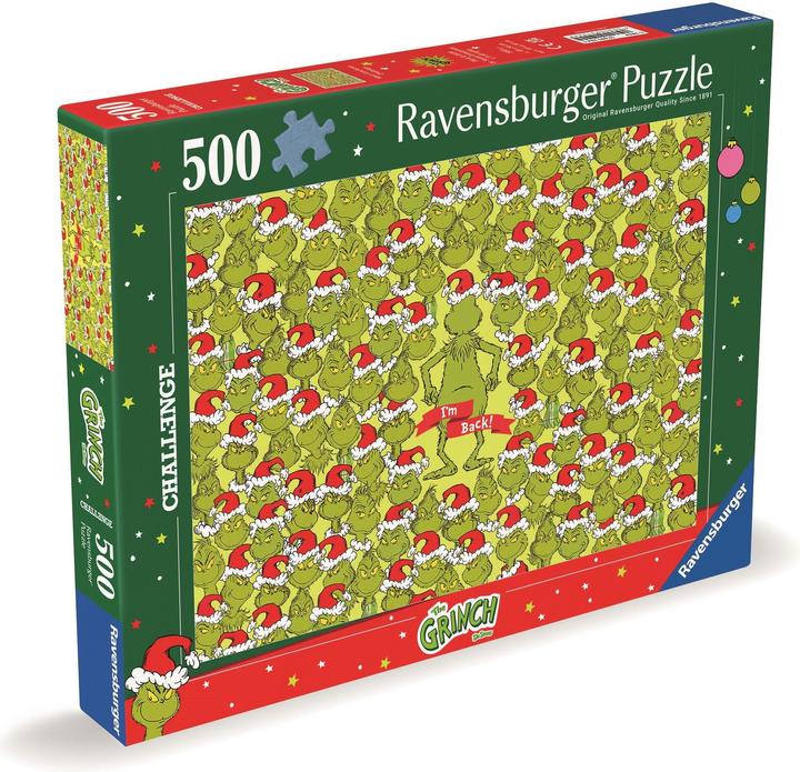 Immagine prodotto Ravensburger Merry Grinchmas Challenge (500 pezzi)