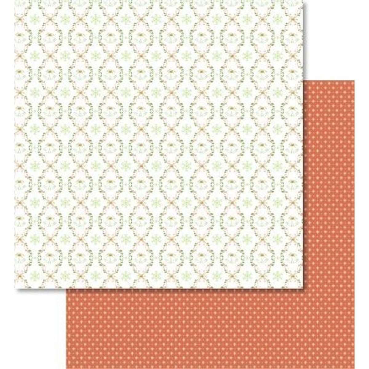 Thumbnail - Ursus, Bastelpapier, Scrapbook Paper Classic Christmas rot/grün12x12 Zoll VE=25 Blatt Motiv 1 (25 x)