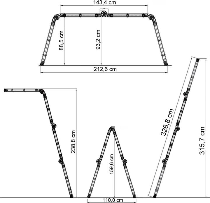 Produktbild Hjh Office Solid W3 (Klapptritt)