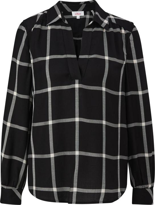 Immagine prodotto s.Oliver Bluse Hemdbluse aus Viskosemix (40)