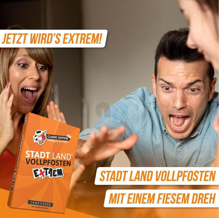 Denkriesen Stad Land Vollpfosten - Edizione Extreme Party  D 2 6 Giocatori Giochi Di Societa 49787815