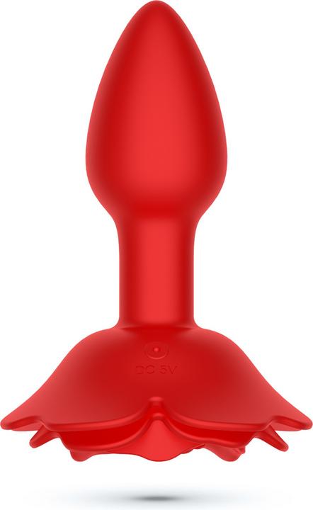 Produktbild Crushious Giulietta - Rotating Anal Rose Plug with Remote Control - Red
