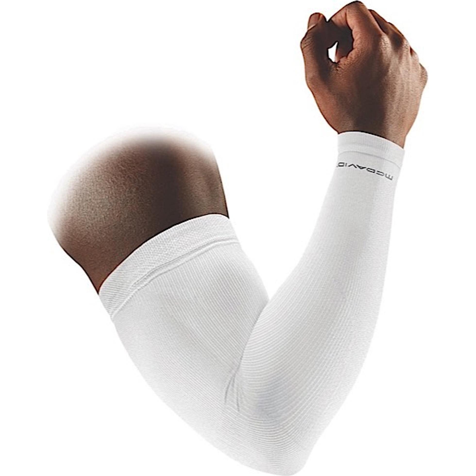 McDavid, Herren, Ärmling + Beinling, Kompressionsstulpen "Active Multisports" (XL), Weiss, XL