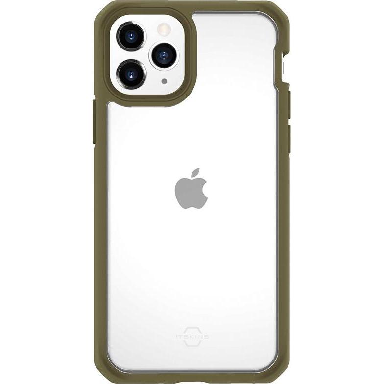 Thumbnail - Itskins Hybrid Solid (Apple iPhone 11 Pro Max), Smartphone Hülle, Transparent, Grün