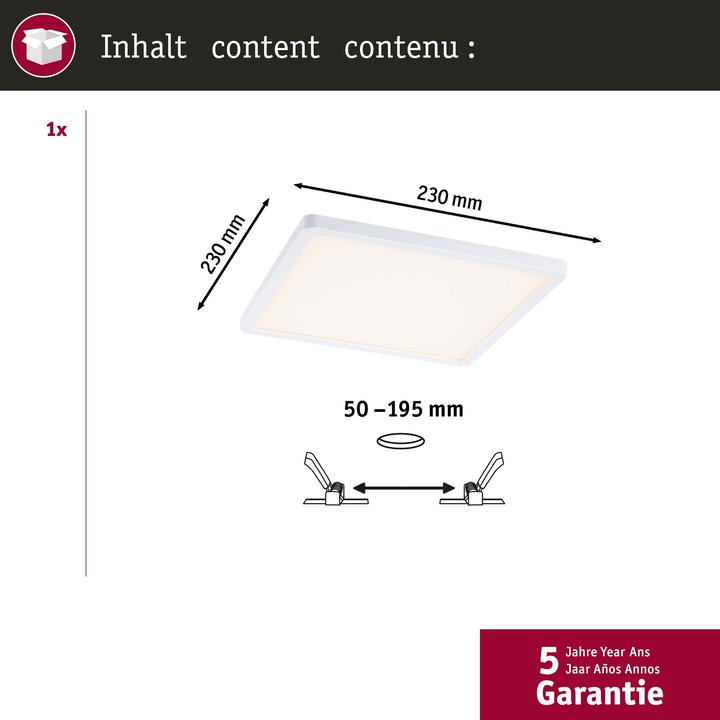 Actual product image Paulmann Built-in panel Areo VariFit (1400 lm)