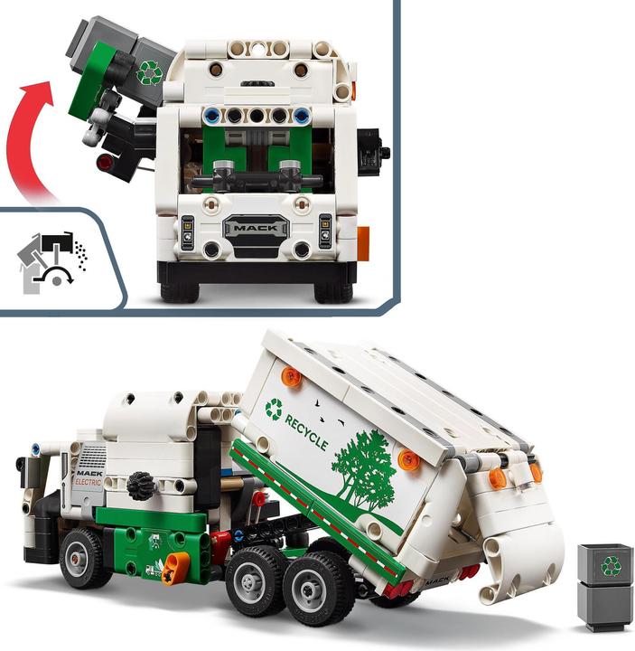 Actual product image LEGO 42167 Mack® LR Electric Garbage Truck (42167, LEGO Technic)