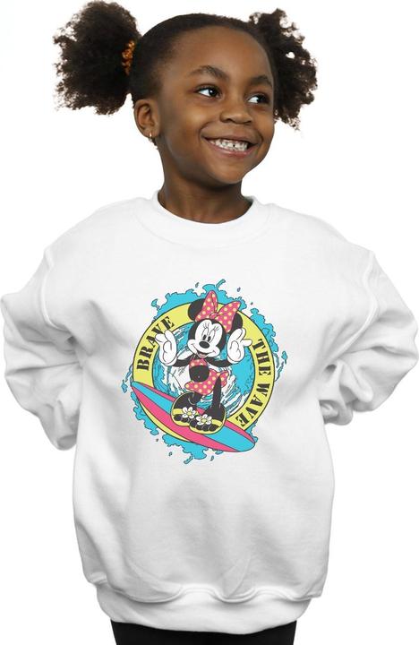 Produktbild Disney Minnie Mouse Brave The Wave Sweatshirt Mädchen (128)