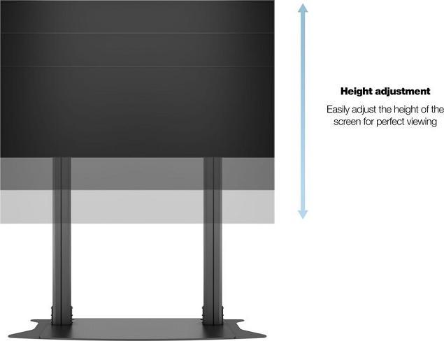 Produktbild Multibrackets M Public Display Stand 210 Dual Pillar 150kg MAX Floorbase (150 kg)