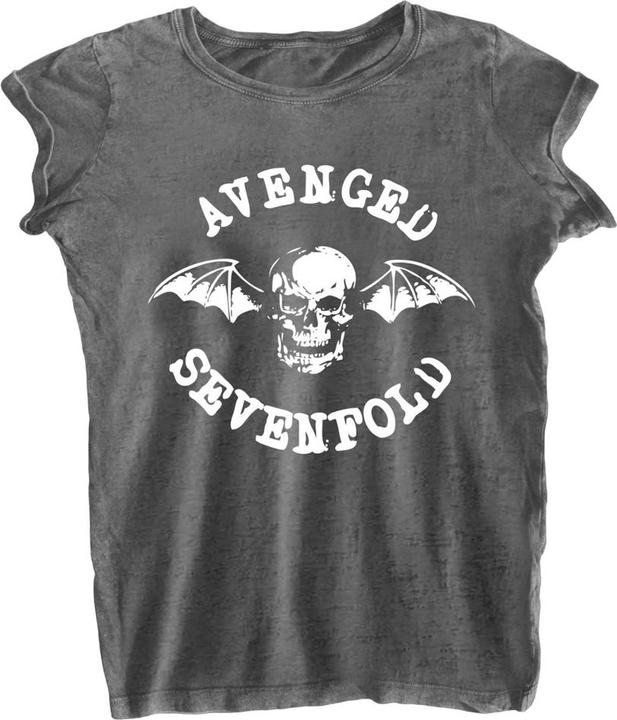 Immagine prodotto Avenged Sevenfold Maglietta Deathbat Burnout Donna/Ladies (XXL)