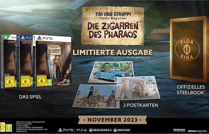 Produktbild astragon Tintin Reporter: Zigarren des Pharaos (PS5, DE)