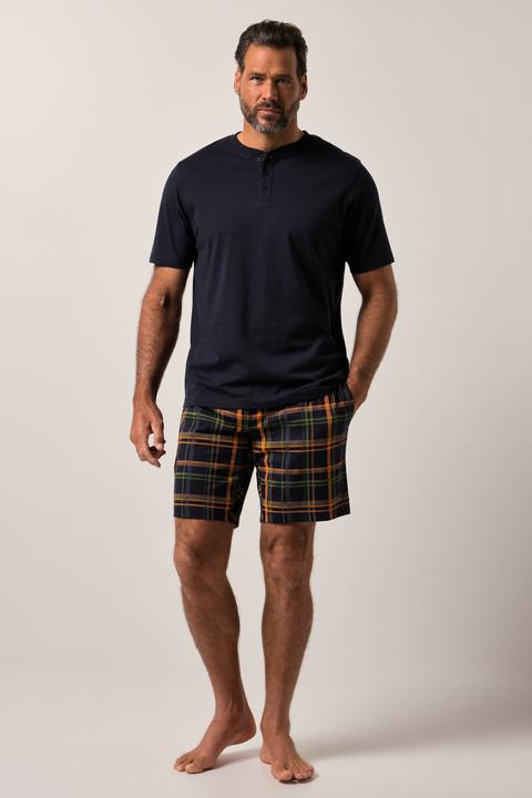 Produktbild JP1880 Schlafanzug, Homewear, Zweiteiler, Henley (8XL)
