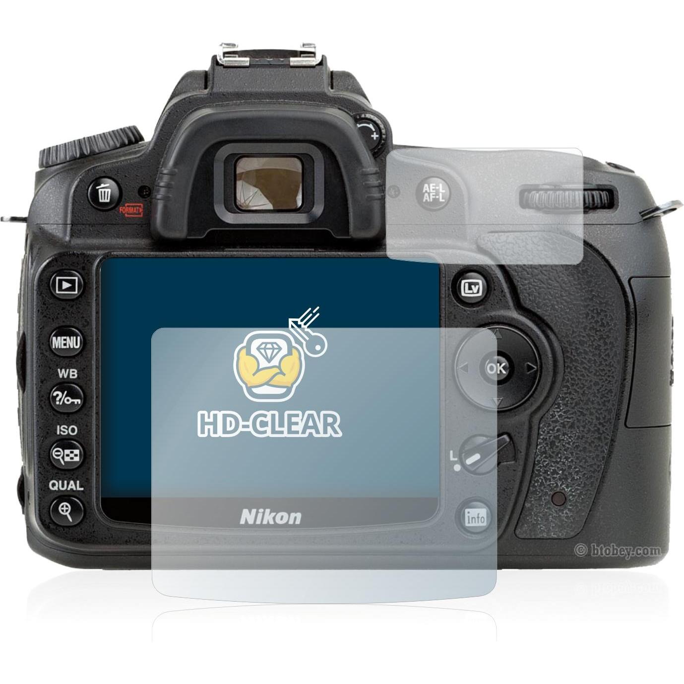Thumbnail - BROTECT Schutzfolie Displayschutz Klar (Displayschutz, D90), Kameraschutz, Transparent