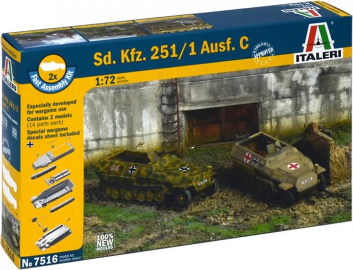 Produktbild 1:72 SD.Kfz.251/1 Ausf. C Fast Assm. Kit