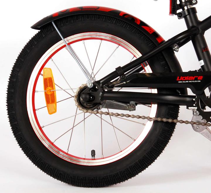 Produktbild Volare Miracle Cruiser Kinderfiets - Jongens - 16 inch - Mat Zwart - Prime Collection (16")