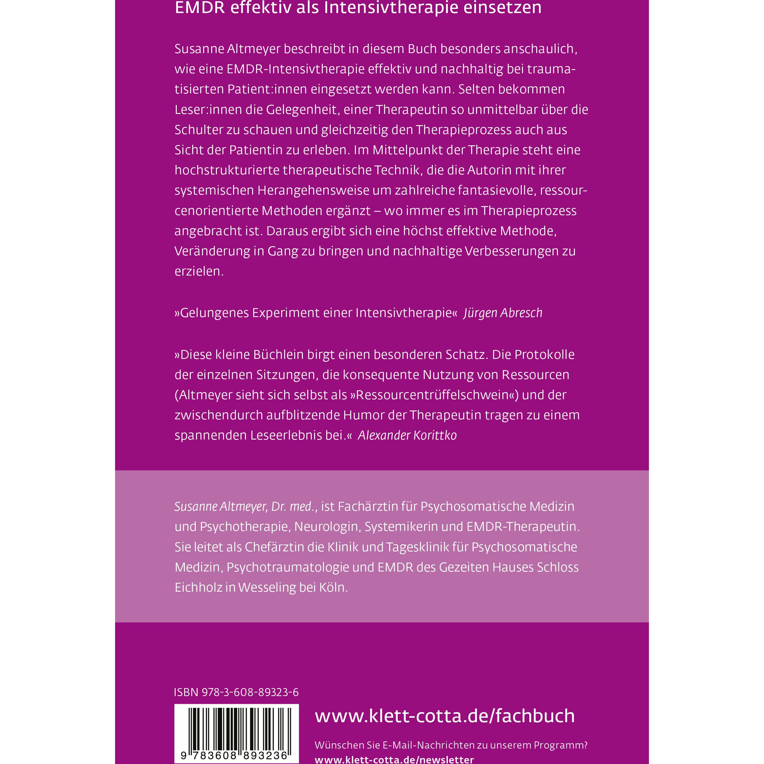 Thumbnail - EMDR-Intensivtherapie (Leben Lernen, Bd. 348), Fachbücher von Susanne Altmeyer
