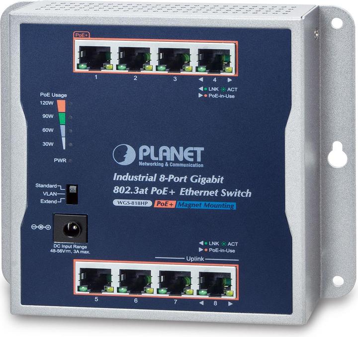 Produktbild Planet IP30 Industrial 8-Port (8 Ports)