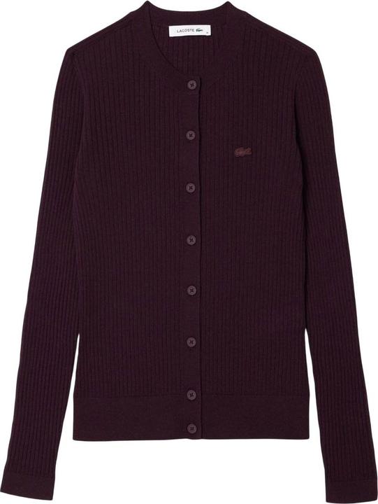 Actual product image Lacoste Womens/Ladies Merino Wool 3D Cardigan (36)