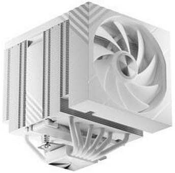Produktbild TRYX TURRIS T620 CPU-Luftkühler, Dual-Tower, mit 5-Zoll-Display - 120mm, weiss (165 mm)
