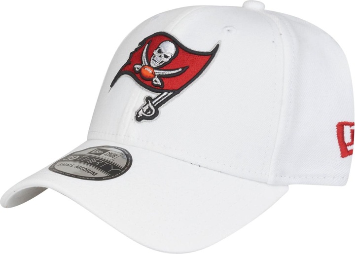 Actual product image New Era 39Thirty Stretch Cap - Tampa Bay Buccaneers blanc (M/L)