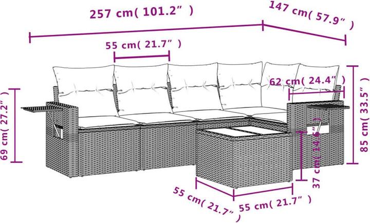 Produktbild vidaXL Alison