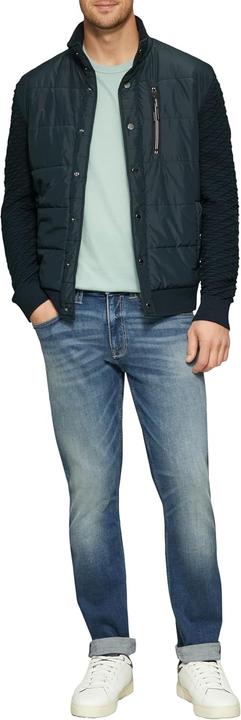 Produktbild s.Oliver Strickjacke Gesteppte Jacke im Fabricmix mit Stehkragen (L)