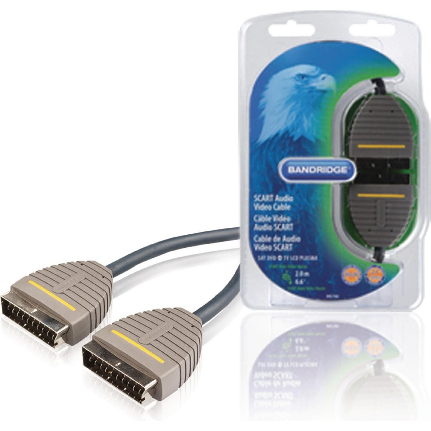 Bandridge BVL7102 (2 m, Scart), Video Kabel