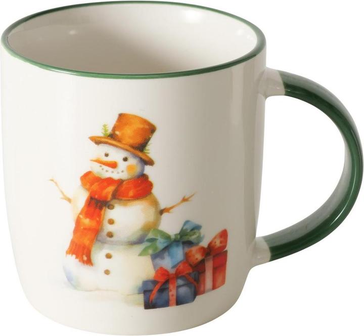 Boltze Home Weihnachtsbecher Navis Schnee.