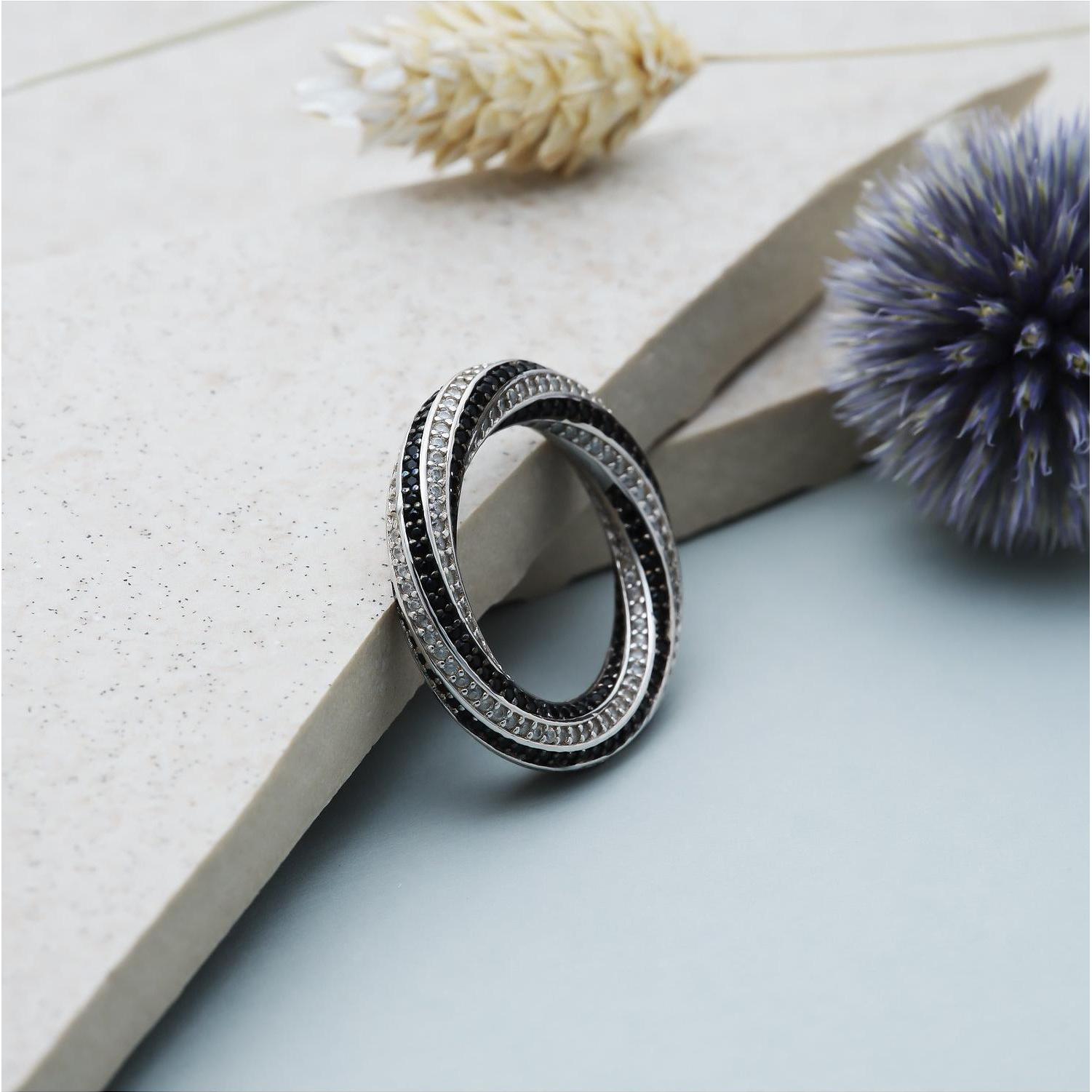Thumbnail - Jette, Ring, Damenring TWISTED, (53, 925 Silber)