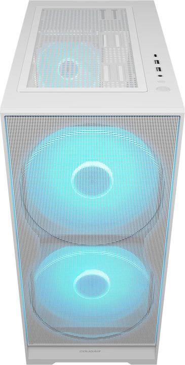 Immagine prodotto Cougar Gehäuse Midi-Tower Airface 180, ARGB, Weiss (ATX, mATX, Mini-ITX)