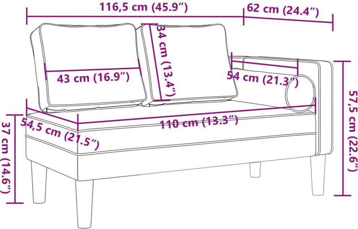 Image du produit vidaXL Laryssa (2 places)