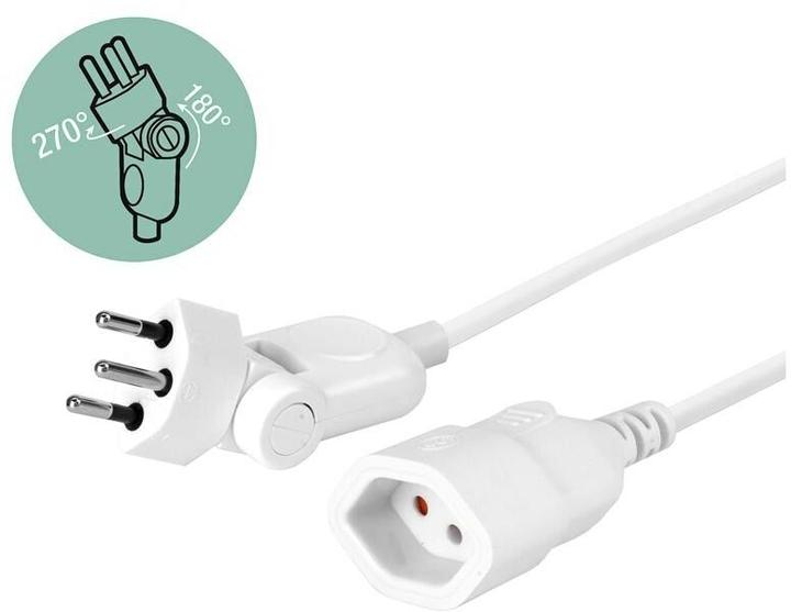 Actual product image Steffen Extension cable with lynch pin Td 3G1.0mm² 5m T12-T13 IP20 ws (5 m, Type 13)